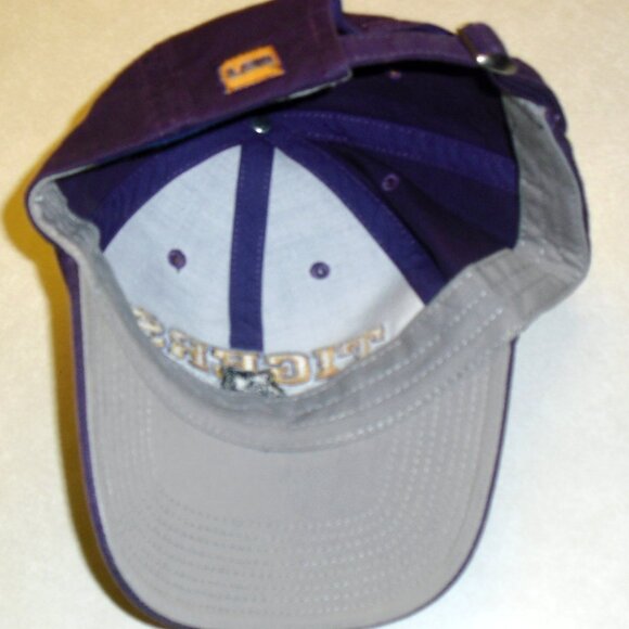 Lsu Tigers Mens Adult Top of the World Purple Strapback hat Dad hat New Ncaa - Picture 2 of 4